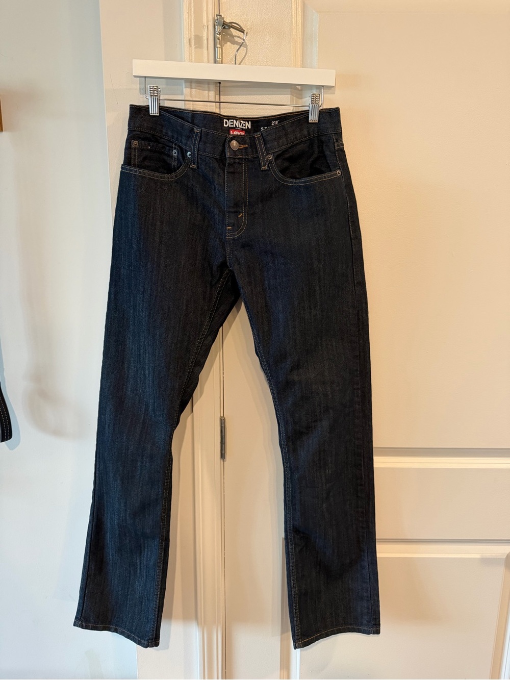Denizen Levi's Men’s Dark Blue Straight Jeans